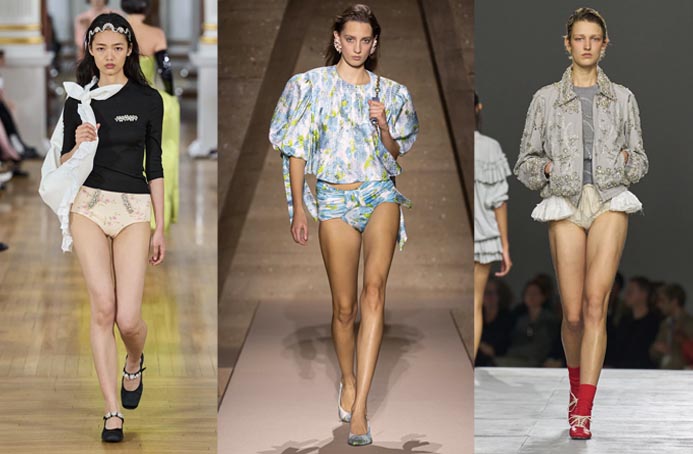 Just Panties Seen at: Simone Rocha, Chloé, Dries Van Noten