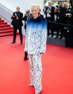 Tilda Swinton artistic look cannes 2026 fashion