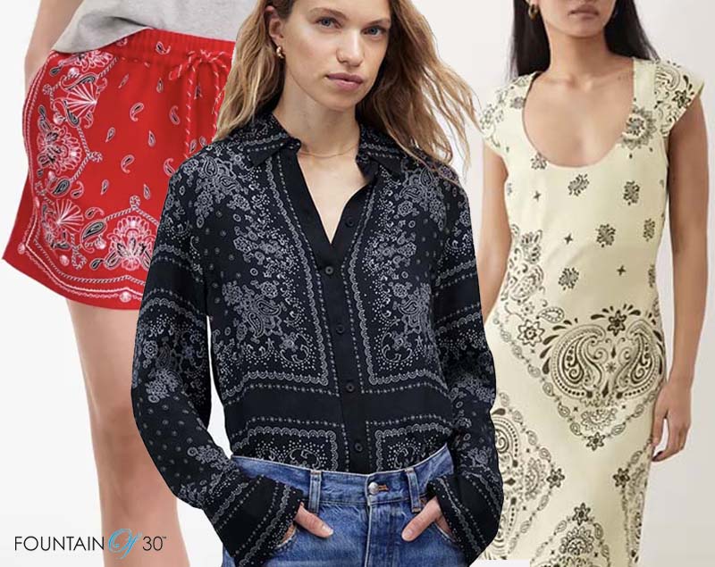 bandana prints for summer 2025 fountainof30
