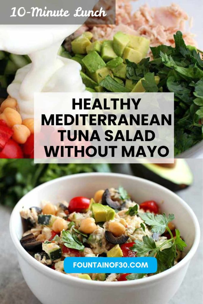 Healthy Mediterranean Tuna Salad Without Mayo (10-Minute Lunch)