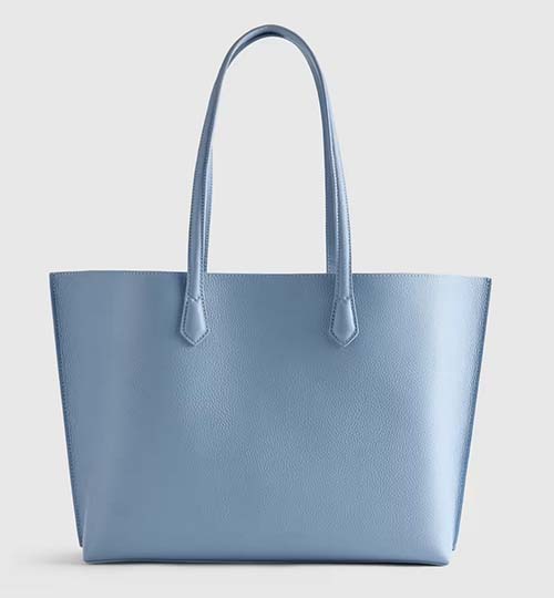 light blue leather tote fountainof30