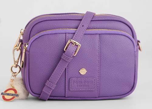 pom pom london purple crossbody summer bags fountainof30