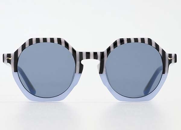 striped oversized octagonal sunglasses fountainof30