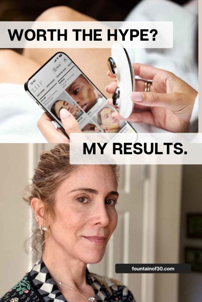 Can a Microcurrent Device Really Lift Mature Skin? My ZIIP HALO Review fountainof30