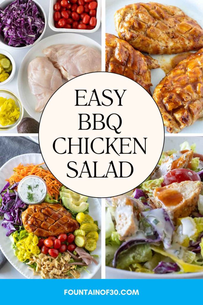Easy BBQ Chicken Salad Recipe for Summer fountainof30