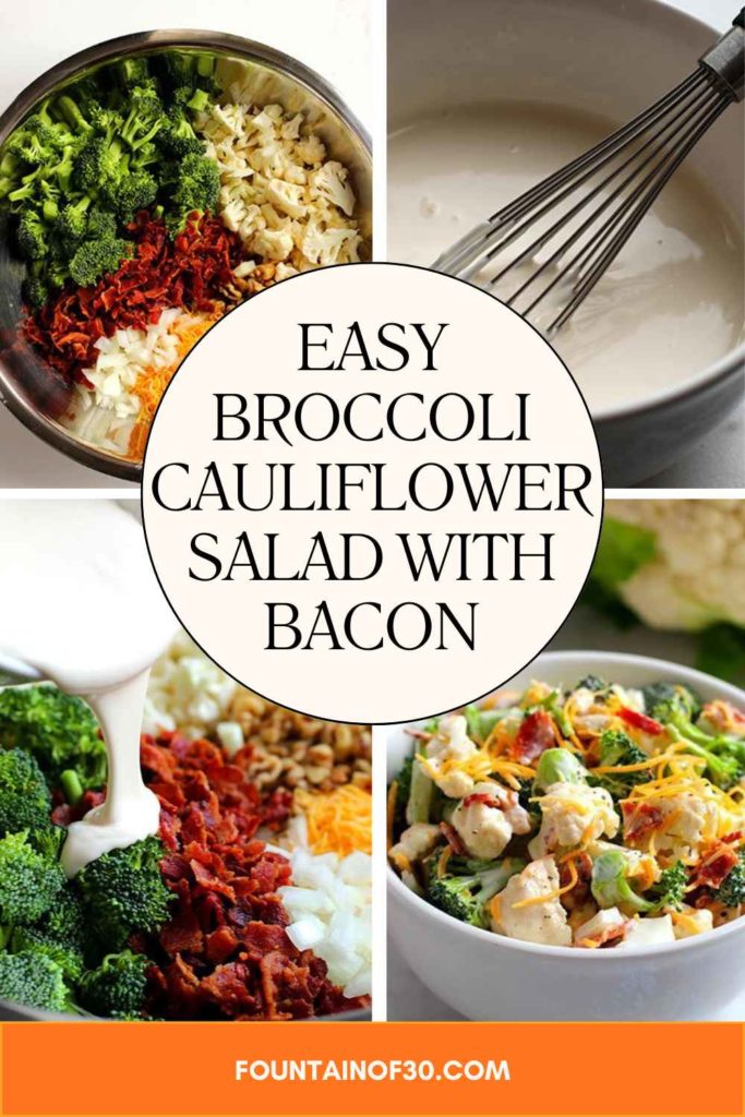 easy broccoli cauliflower salad fountainof30