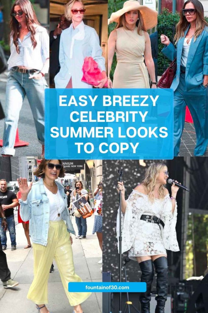 Easy Breezy Celebrity Summer Looks to Copy fountainof30