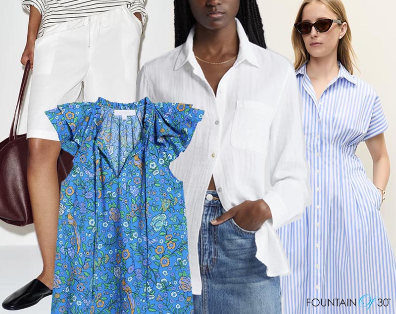 hot weather fashion over 50 fountainof30