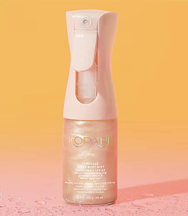 Kopari Sunglaze Sheer Body Mist Sunscreen SPF 42