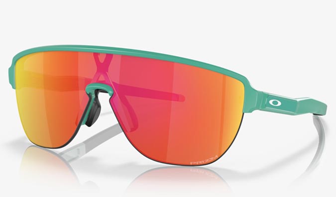 Oakley sea green frame neon lens sunglasses fountainof30