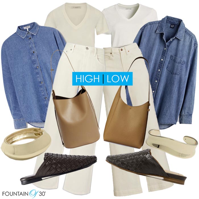 summer-to-fall outfit for women over 50 fountainof30
