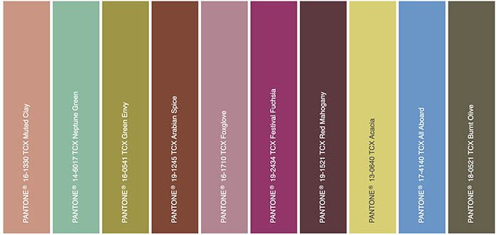 Pantone Fashion Color Trend Report Autumn/Winter 2026–2027