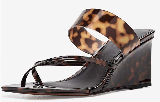 Tortoise Wedge sandal