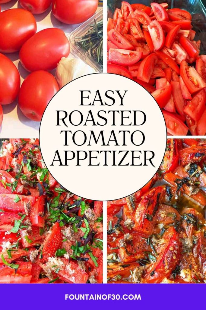 Easy Roasted Tomatoes With Anchovies Appetizer fountainof30