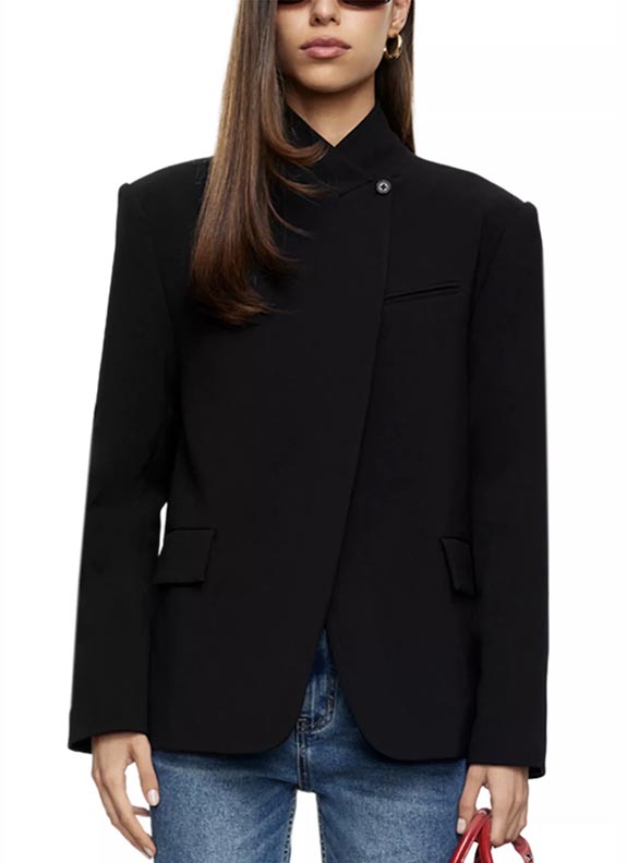 Lioness Trophy Club Stand Collar Blazer
