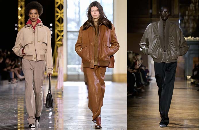 Chanel, Gabriela Hearst, Victoria Beckham fall 2026 bomber jackets fountainof30