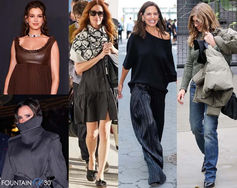 celebrities wearing fall 2026 trends fountainof30