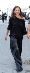 Katie Holmes slouchy separates trend fall 2026