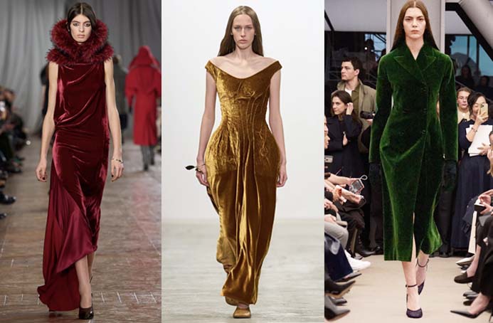 velvet trend Alaïa, Burberry, Christian Dior fountainof30 fall 2026