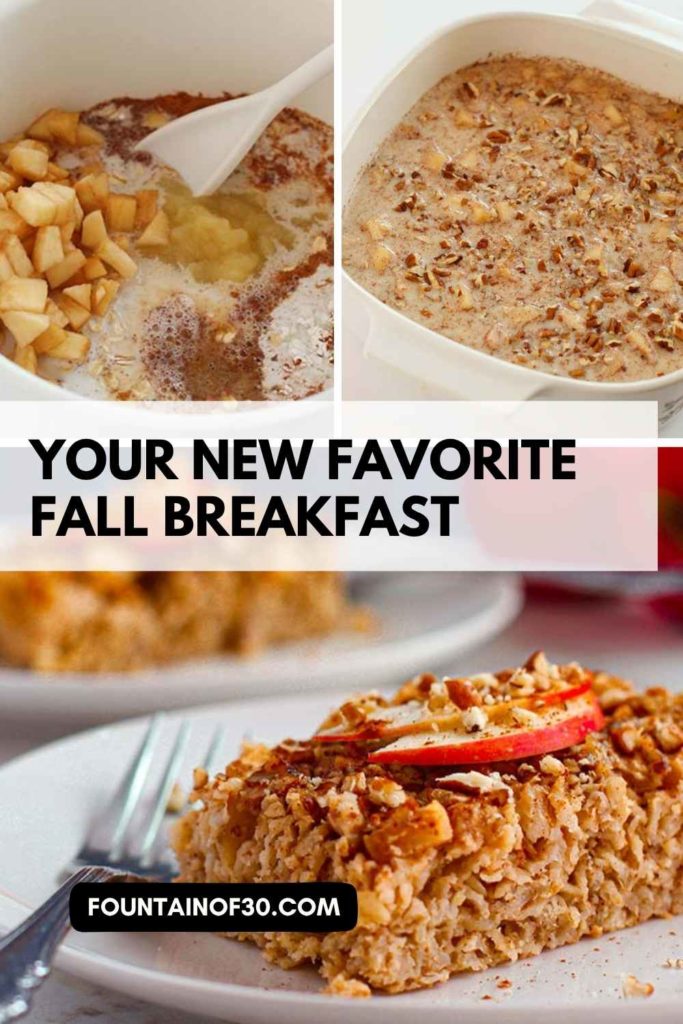 The Best Easy Apple Baked Oatmeal Recipe fountainof30