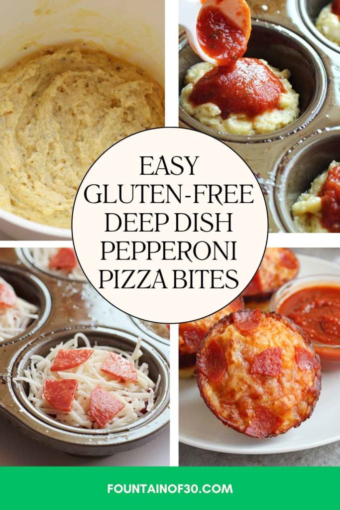 easy gluten free deep dish pepperoni pizza bites fountainof30