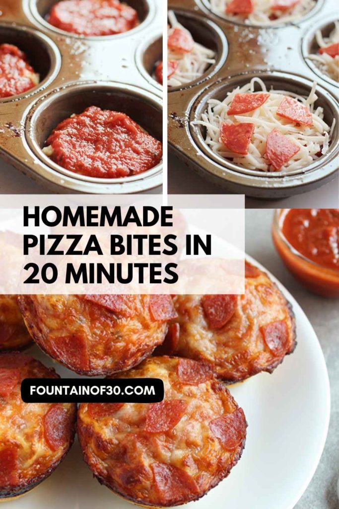 homemade pizza bites with pepperoni ready in 20 minutes fountainof30