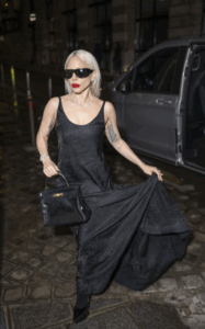 Lady Gaga vintage hermes handbag