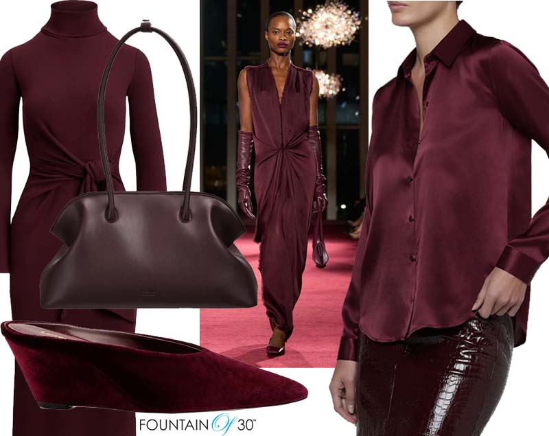 Red Mahogany fashion color trend fountainof30