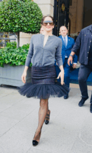Rosalia personality skirt with cardigan